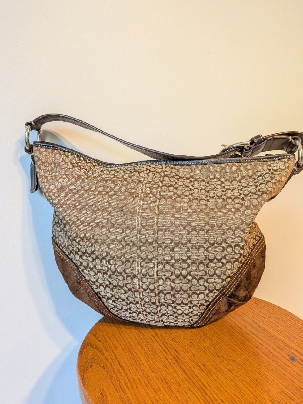 Coach F10923 Soho Signature Jacquard Hobo Bag